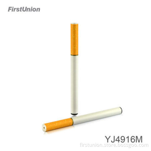 500 puffs max vapor disposable e cigarette, YJ4916M with simulated ash lampshade, CE and RoHS marks
